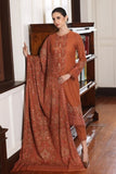 3 Piece Unstitched Heavy Embroidered Dhanak Suit ( Full Embroidered Dhanak Wool Shawl )