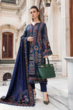 3 Piece Unstitched Heavy Embroidered Dhanak Suit ( Full Embroidered Dhanak Wool Shawl )