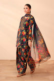 3 Piece Unstitched Embroidered Khaddar Suit ( Printed Khaddar Dupatta )