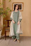 3 Piece Unstitched Heavy Embroidered Dhanak Suit ( Embroidered Dhanak Shawl )