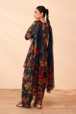 3 Piece Unstitched Embroidered Khaddar Suit ( Printed Khaddar Dupatta )