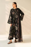 3 Piece Unstitched Embroidered Khaddar Suit ( Printed Khaddar Dupatta )