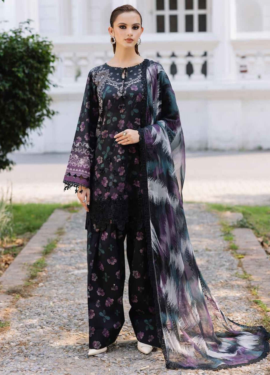 new khaddar dress design Designer khaddar dress in off-white color casual wear SMALL