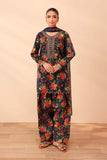 3 Piece Unstitched Embroidered Khaddar Suit ( Printed Khaddar Dupatta )
