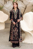 3 Piece Unstitched Heavy Embroidered Dhanak Suit ( Four-sided Embroidered Chiffon Dupatta )