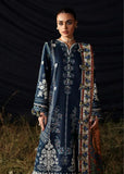 3 Piece Unstitched Heavy Embroidered Dhanak Suit ( Printed Woolen Shawl )