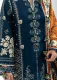 3 Piece Unstitched Heavy Embroidered Dhanak Suit ( Printed Woolen Shawl )