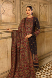 3 Piece Unstitched Heavy Embroidered Dhanak Suit (Fully Embroidered Dhanak Shawl)