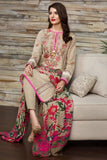 3 Piece Unstitched Heavy Embroidered Khaddar Suit (Woolen Dupatta)