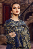 3 Piece Unstitched Heavy Embroidered Dhanak Suit ( Dhanak Printed Shawl )