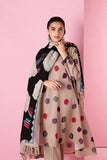 3 Piece Unstitched Embroidered Dhanak Suit ( Woolen Printed Dupatta )