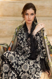 3 Piece Unstitched Embroidered Lawn Suit ( Digital Printed Bamber Chiffon Dupatta )