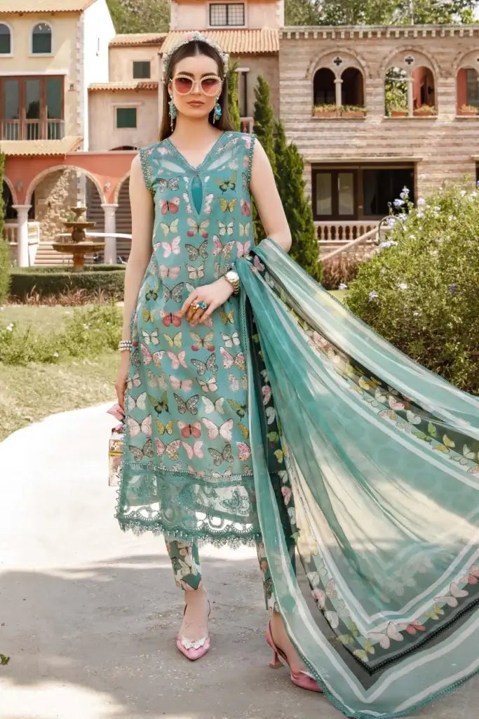 Chiffon dupatta lawn suits hotsell